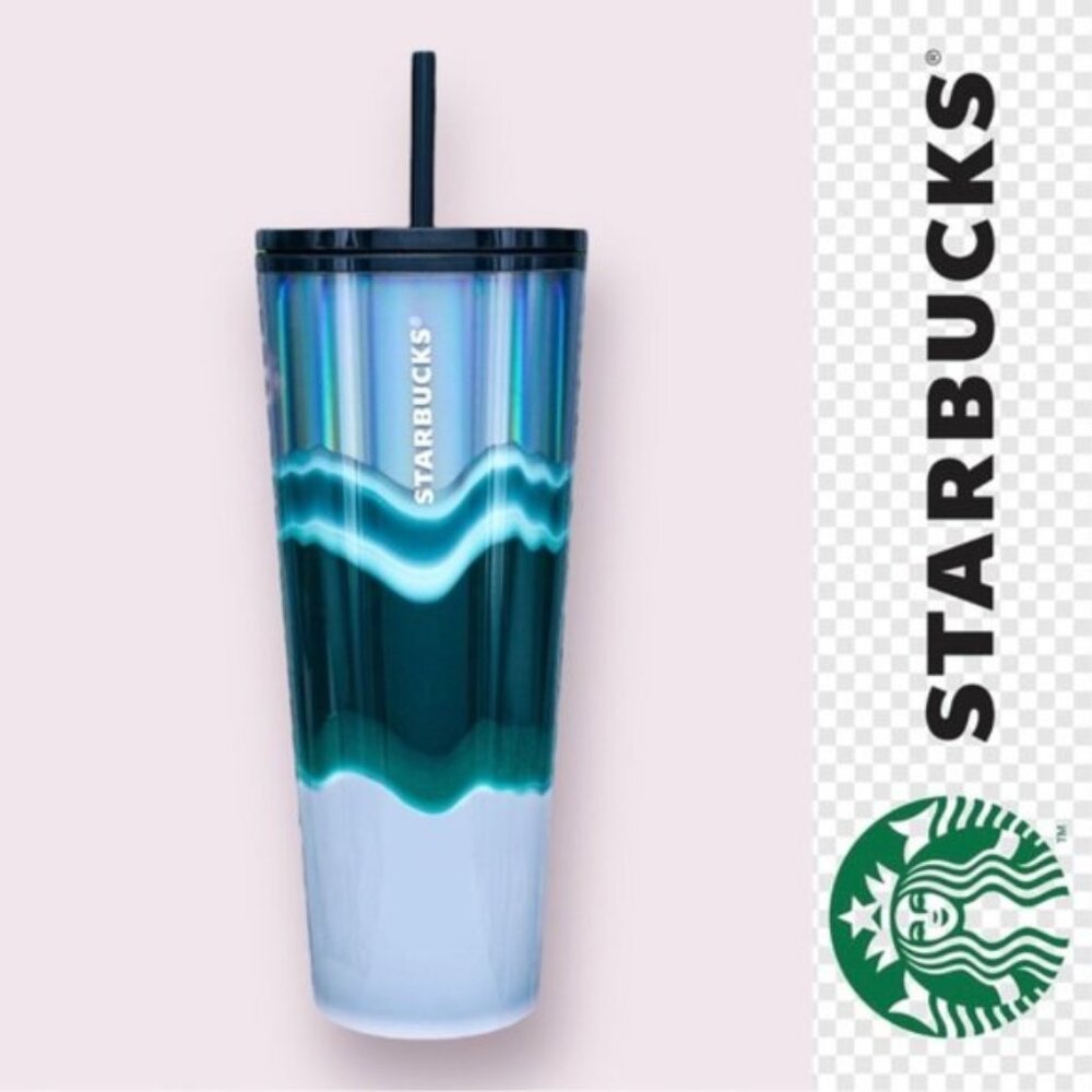 Starbucks | 2021 Holiday "Blue Wave" Tumbler | Size Venti 24oz